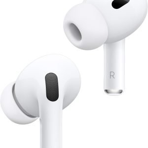 Apple AirPods Pro 2 ワイヤレスイヤホン、Bluetooth5.3、アクティブノイズキャンセリング、外部音取り込み、パーソナライズされた空間オーディオ、原音に忠実なサウンド、H2 チップ、USB-C 充電、防塵性能と耐汗耐水性能、「探す」対応、Qi充電、ヒアリング補助機能