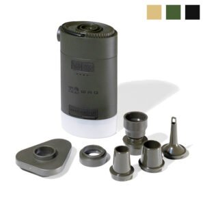 WAQ HighPower Air Pump 最大4.5kpa 空気入れ ランタン機能付き 6種類のアタッチメント【1年保証】